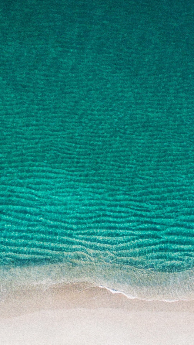 640x1136 Blue sea sand - sand iPhone Wallpaper