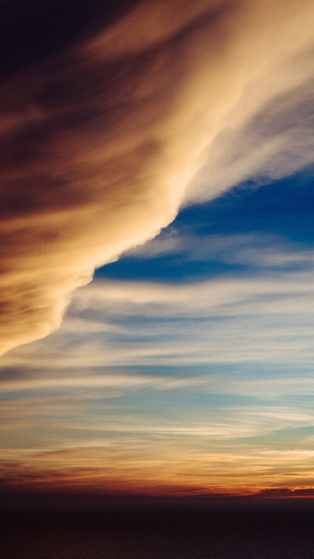 640x1136 Cloud sky rainbow sunset -  iPhone Wallpaper