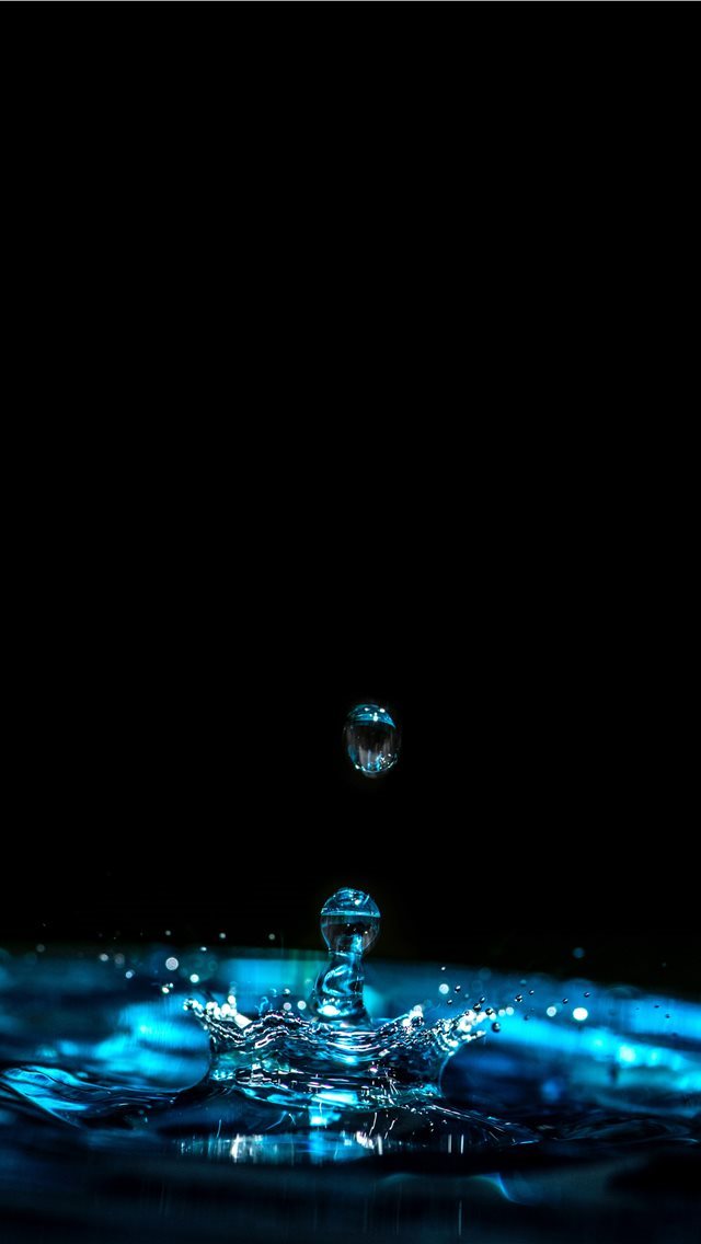 640x1136 Water Crown - droplet iPhone Wallpaper