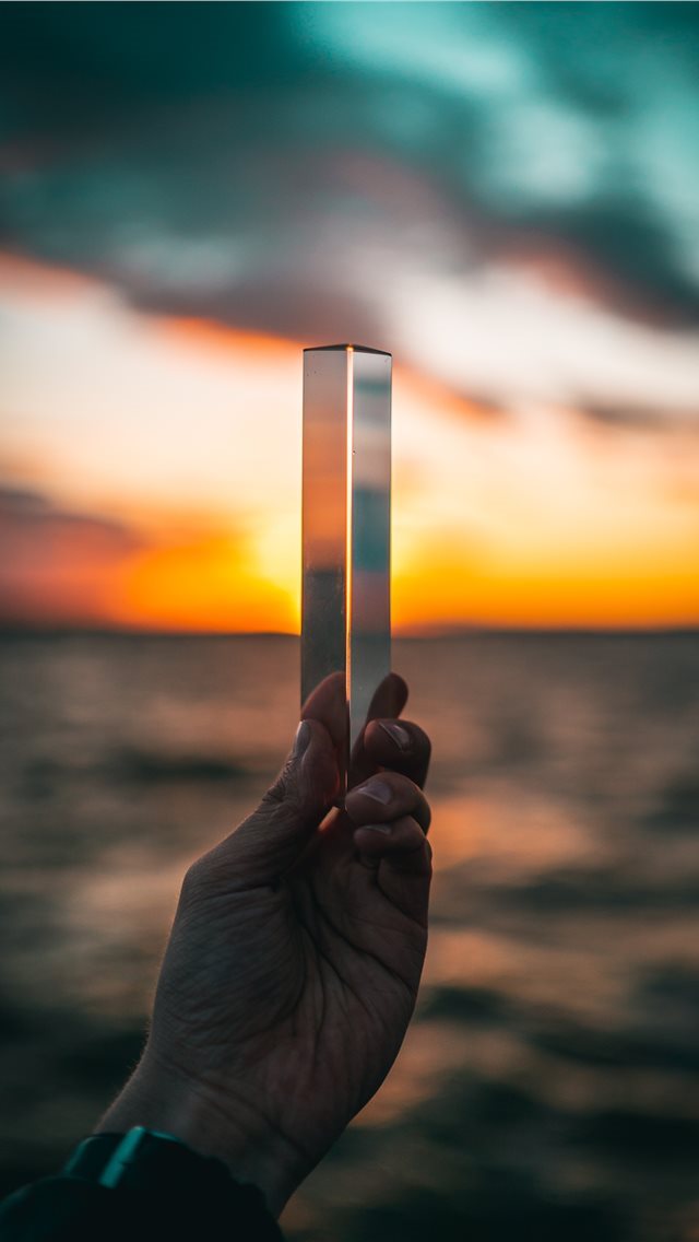 640x1136 Triangular Sunset - sweden iPhone Wallpaper