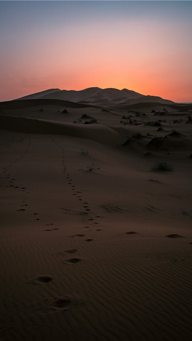 640x1136 Desert Sunset - explore iPhone Wallpaper