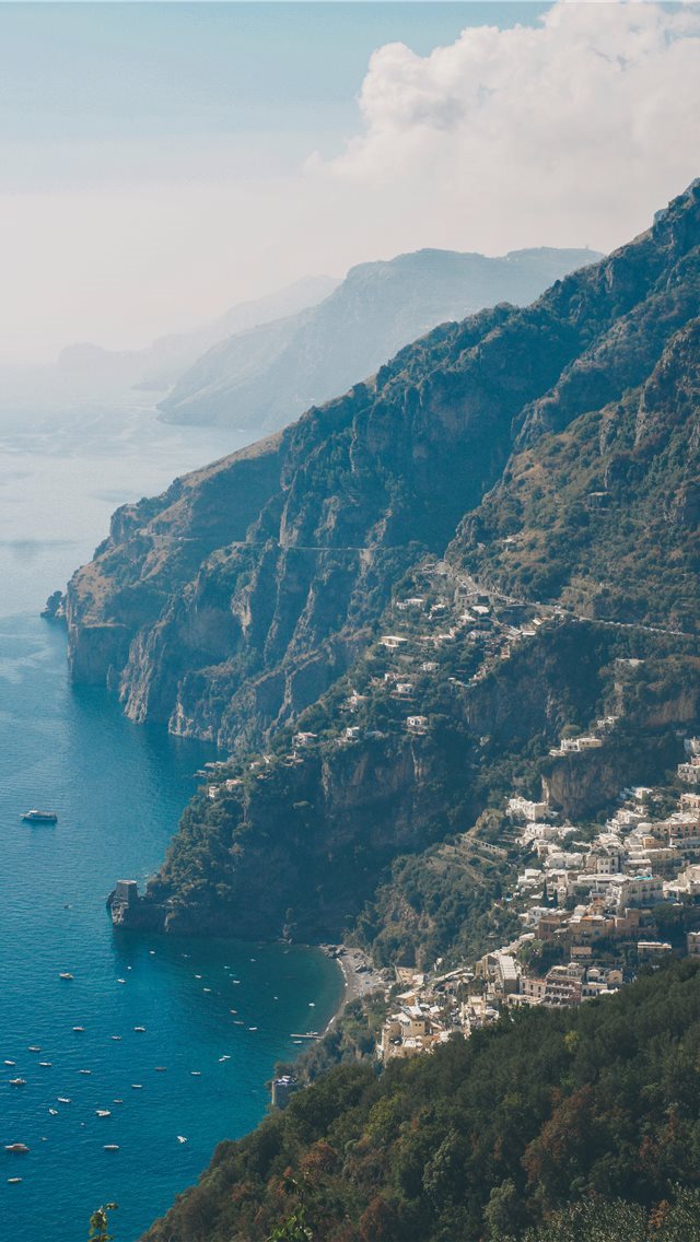 640x1136 Amalfi Coast - high iPhone Wallpaper