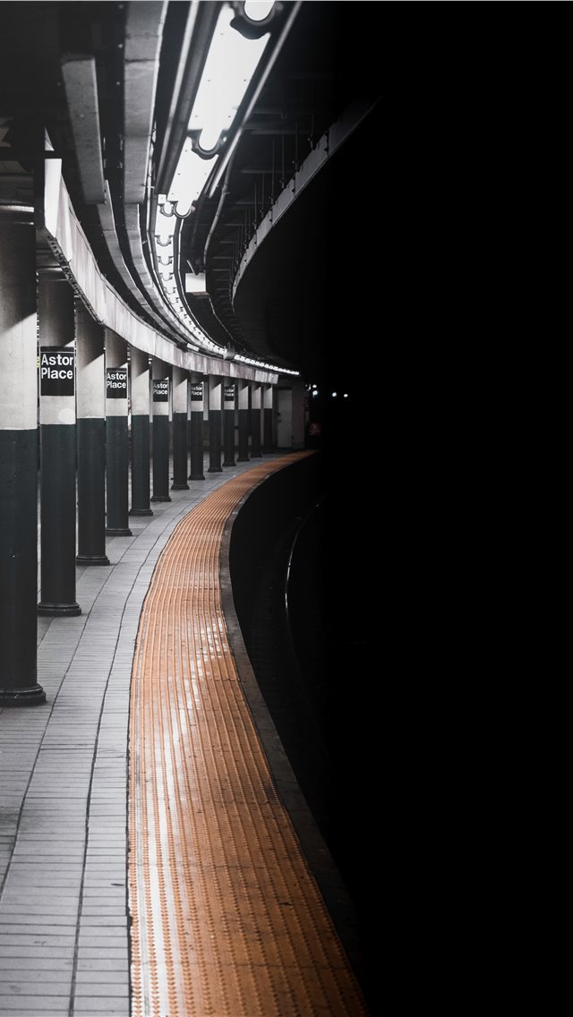 640x1136 The Wait  - train track iPhone Wallpaper