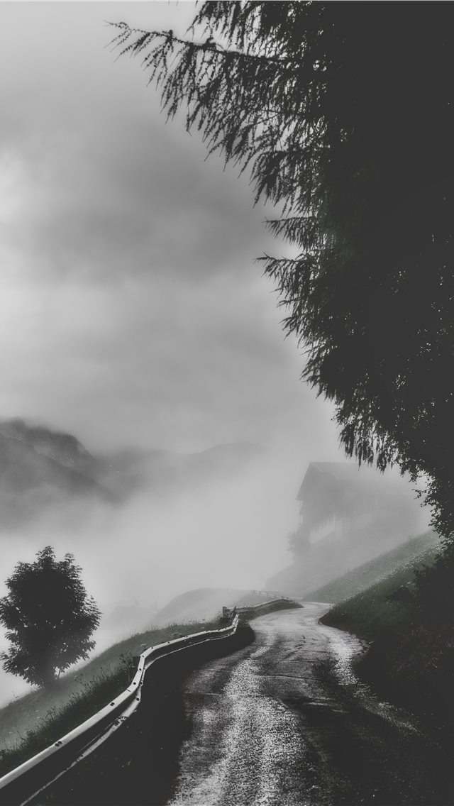 Dark and rainy iPhone wallpaper 