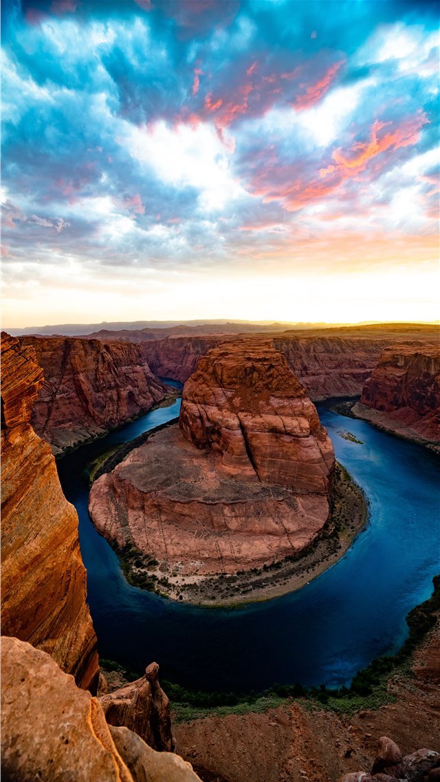 640x1136 Horseshoe Bend - grand canyon iPhone Wallpaper
