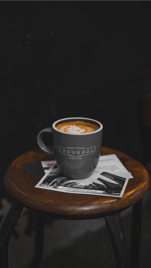 640x1136 Djournal Latte - cup iPhone Wallpaper