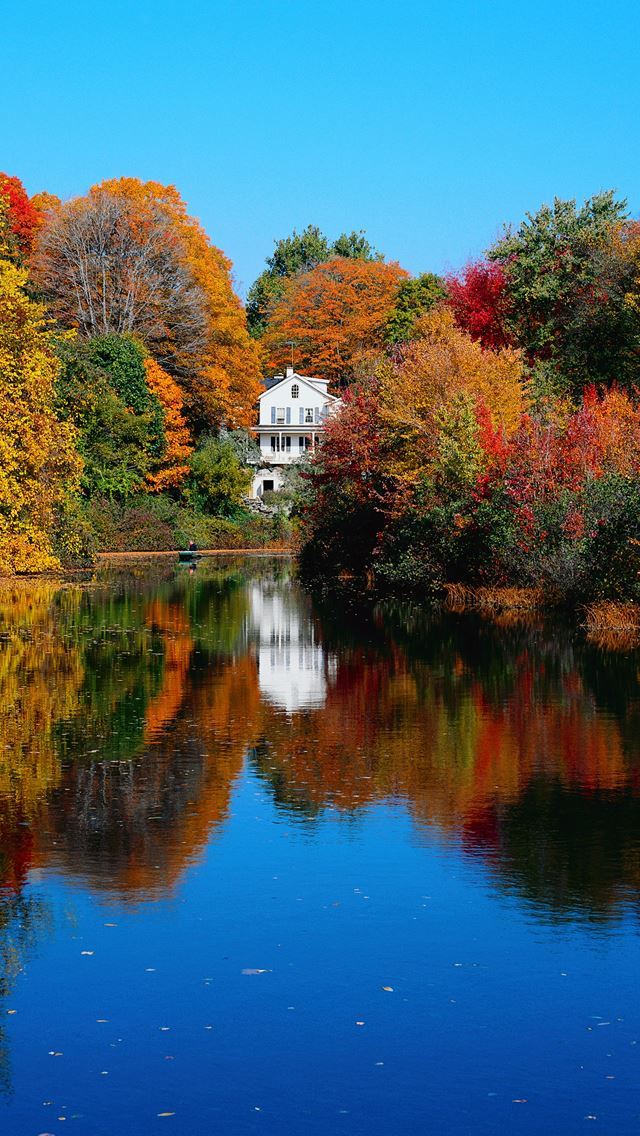 1284x2778 Autumn Lake - lake iPhone Wallpaper