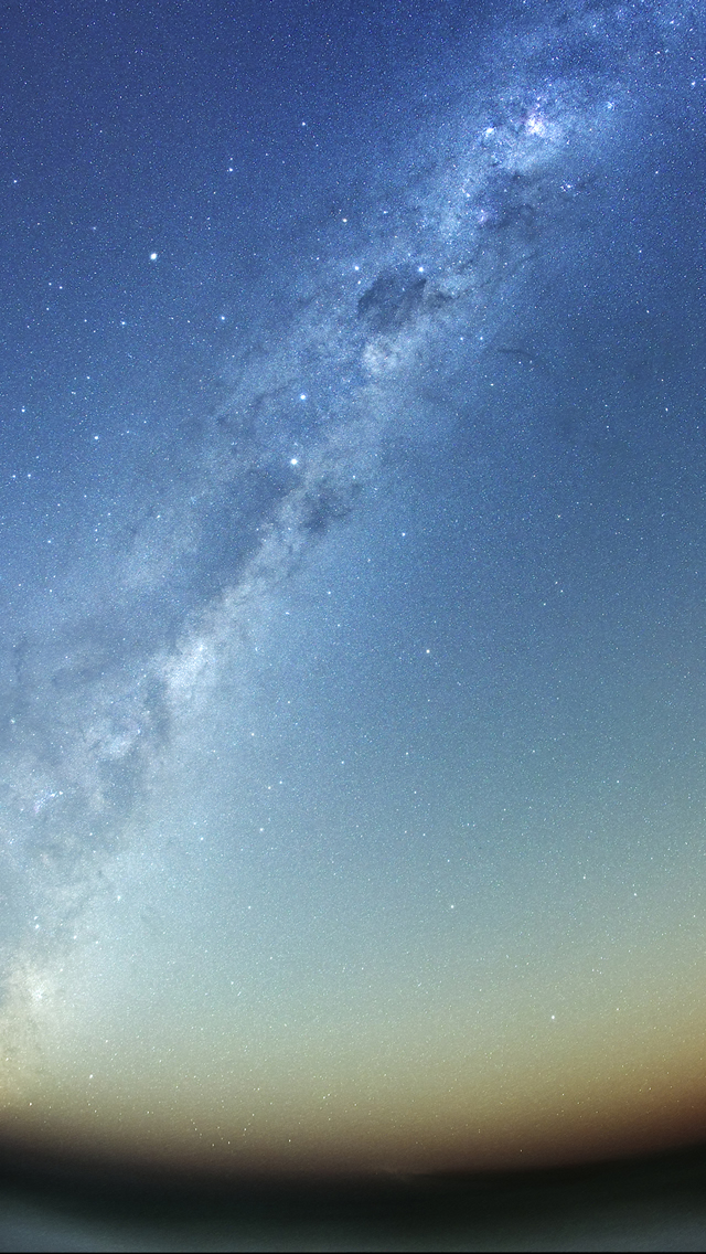 Milky Way Galaxy iPhone wallpaper 