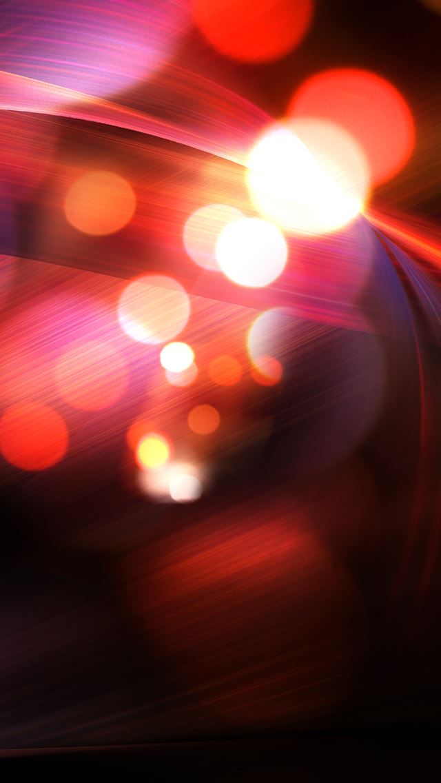640x1136 Abstract Red Bokeh -  iPhone Wallpaper