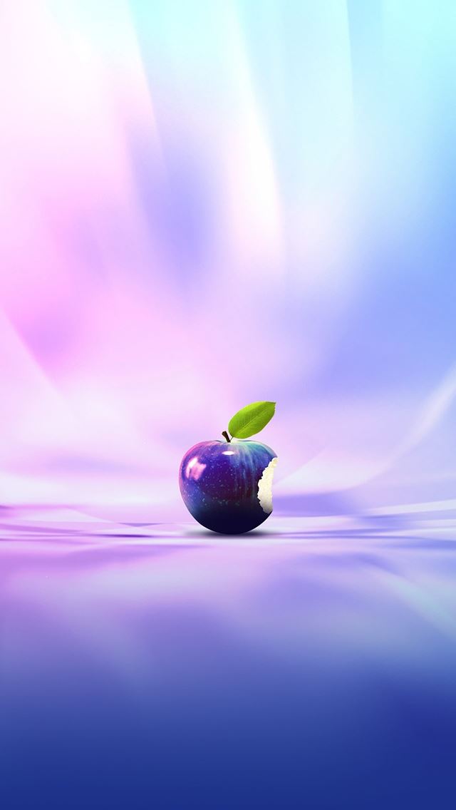 640x1136 Purple Apple -  iPhone Wallpaper