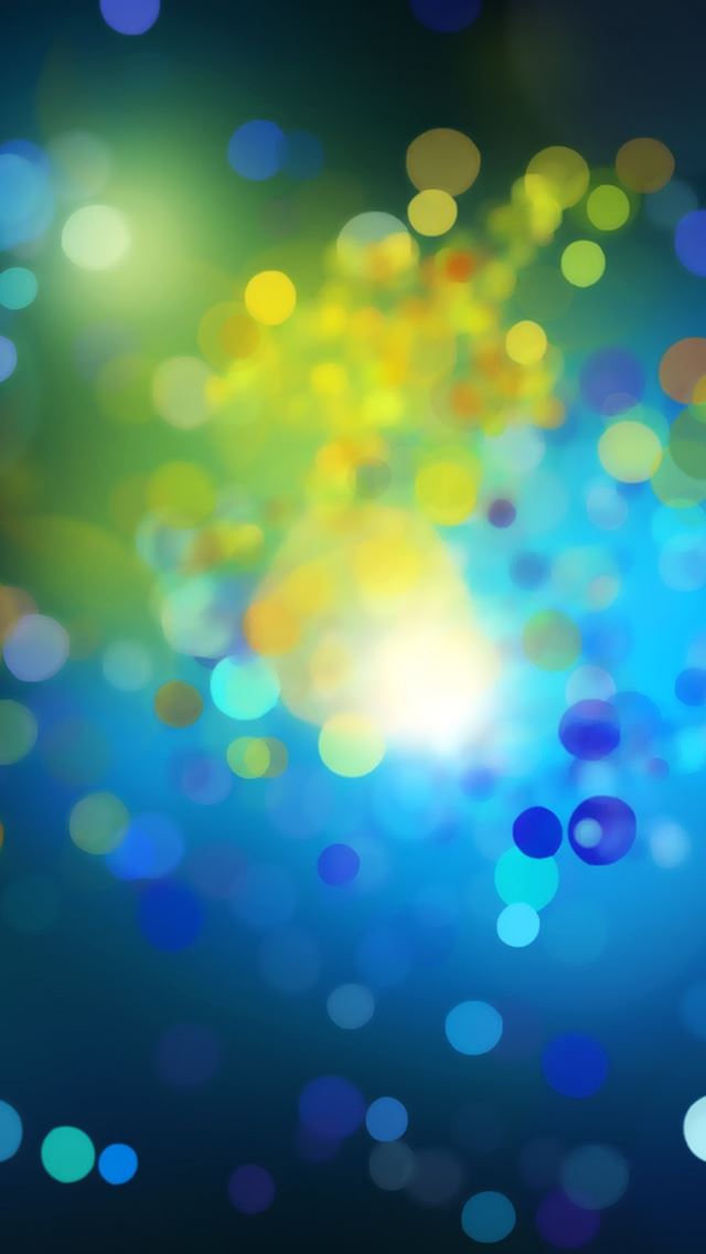 640x1136 Blue Drops -  iPhone Wallpaper