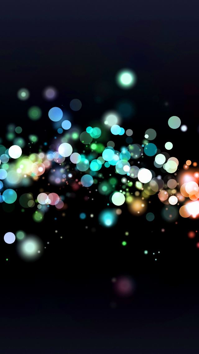 640x1136 Lights Circles Bokeh -  iPhone Wallpaper