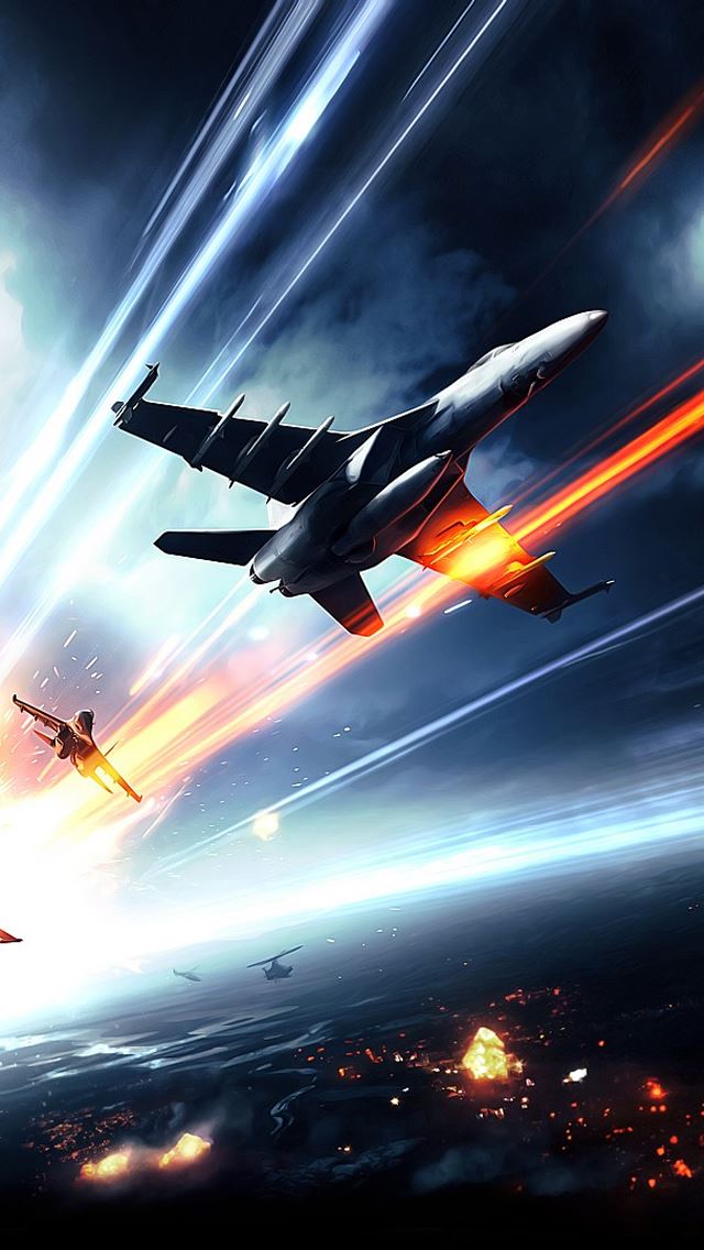 640x1136 Battlefield 3 - fly iPhone Wallpaper