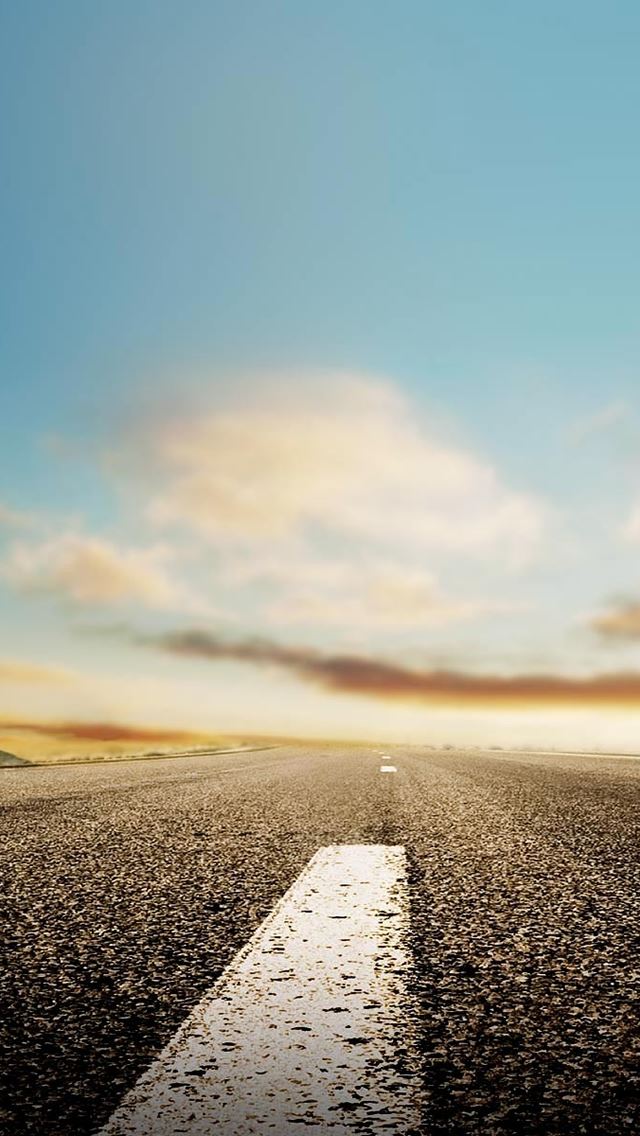 640x1136 Nature Horizon Roads - wild iPhone Wallpaper