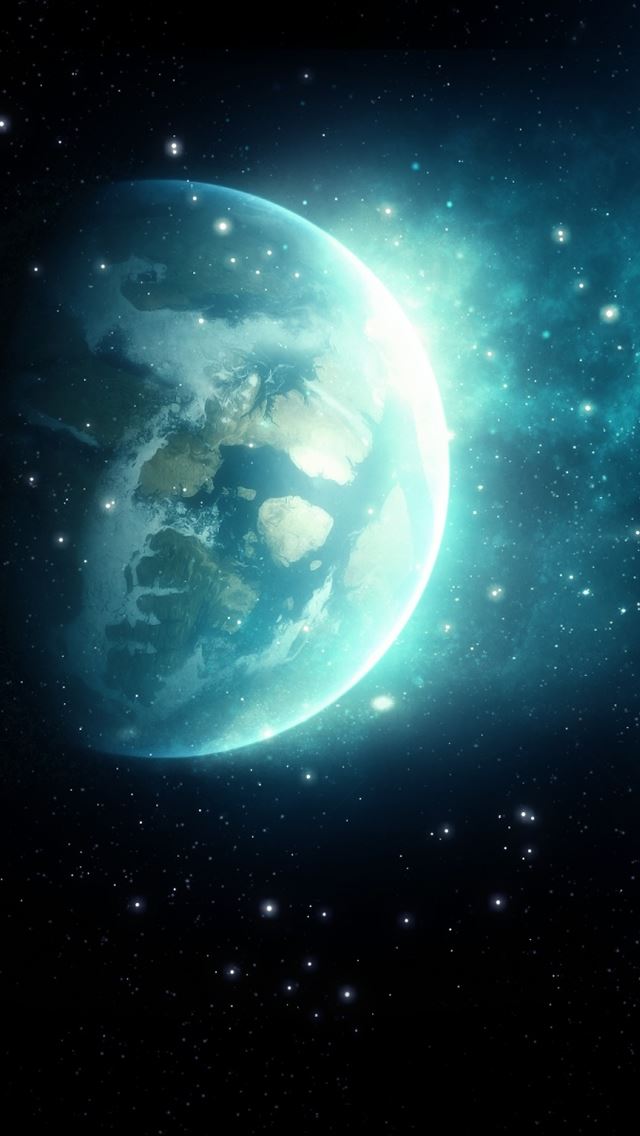 640x1136 Blue Galaxy - galaxy iPhone Wallpaper