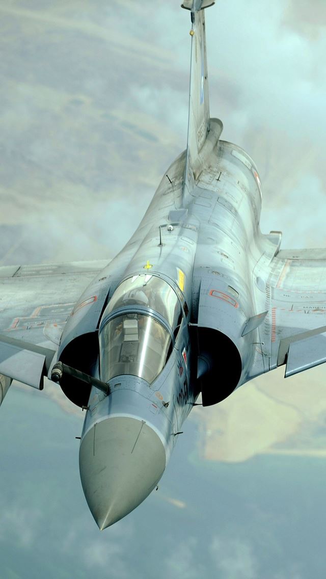 640x1136 Mirage 2000 French - fighter iPhone Wallpaper