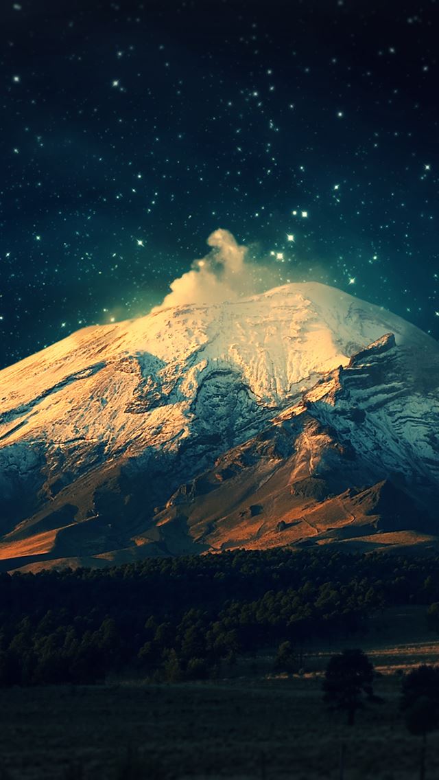 640x1136 Mac OS X Skyscapes - trees iPhone Wallpaper