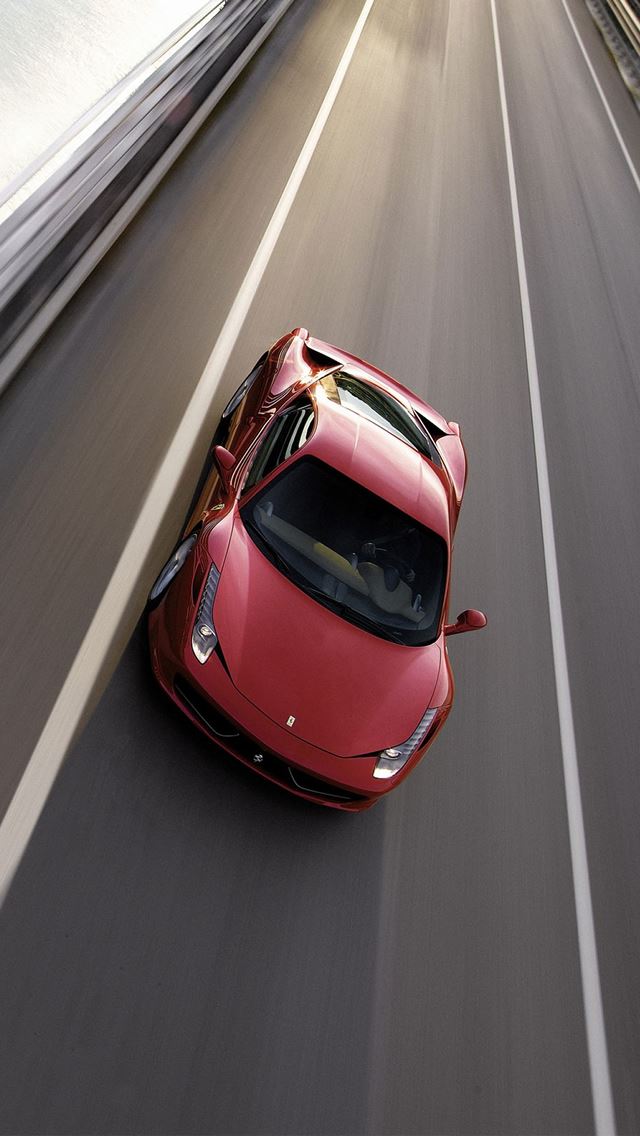 640x1136 Ferrari 458 -  iPhone Wallpaper