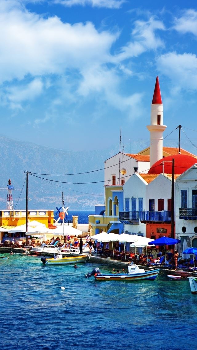 640x1136 beautiful greece corner - greece iPhone Wallpaper