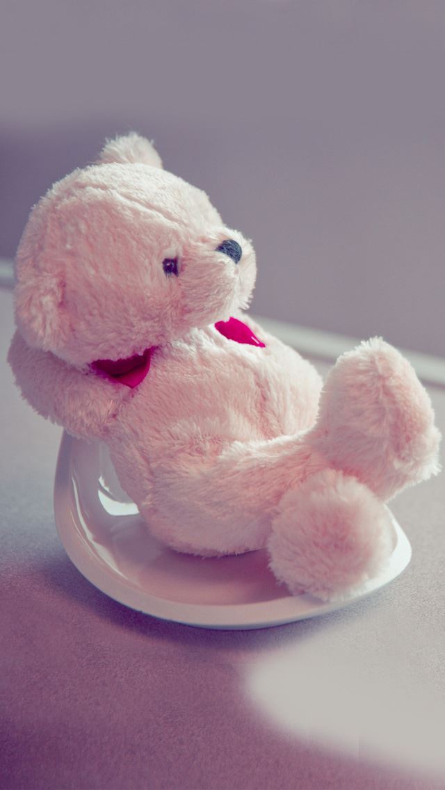 640x1136 Furry Teddy - toy iPhone Wallpaper