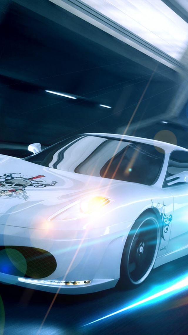 640x1136 Fast Car - road iPhone Wallpaper