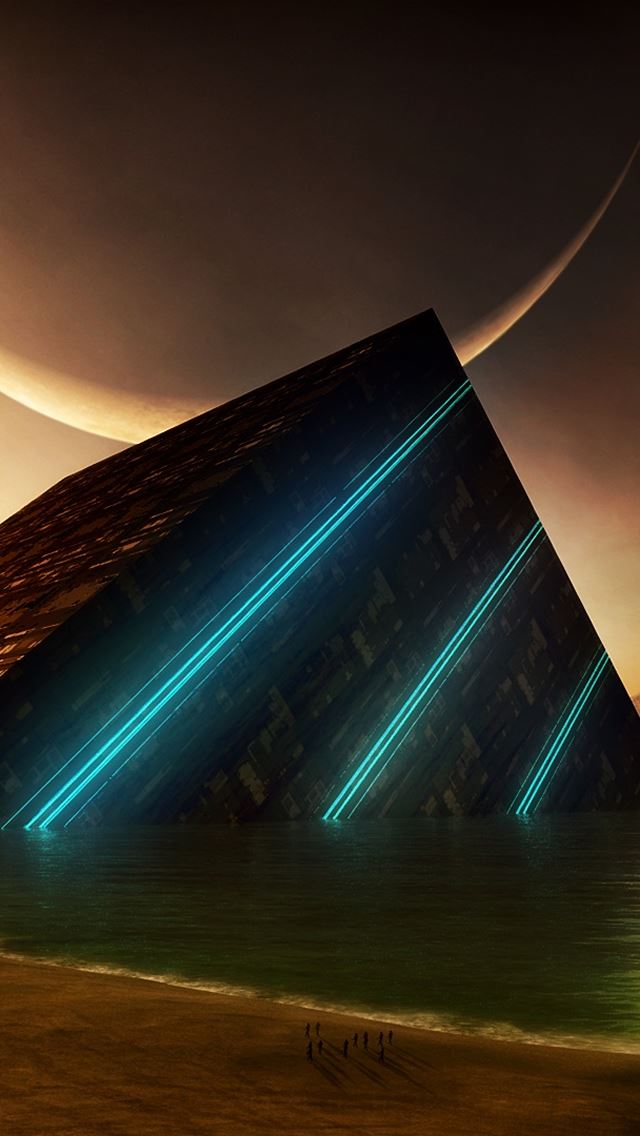 640x1136 The Cube 2 - lights iPhone Wallpaper