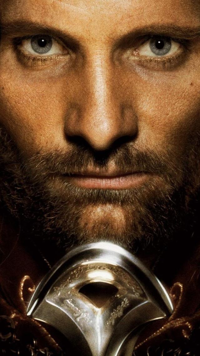 640x1136 Viggo Mortensen as Aragorn -  iPhone Wallpaper