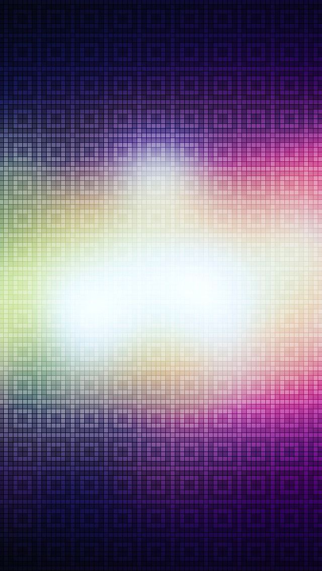 640x1136 Glowing Mosaic Background - glowing iPhone Wallpaper