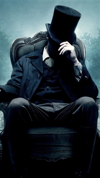 Abraham Lincoln in Mist wallpaper