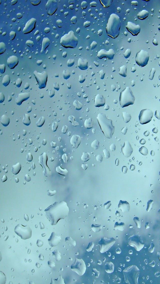640x1136 Drops on Window -  iPhone Wallpaper
