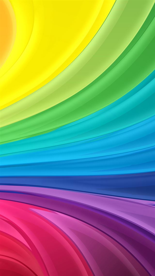 640x1136 Rainbow Swirl -  iPhone Wallpaper