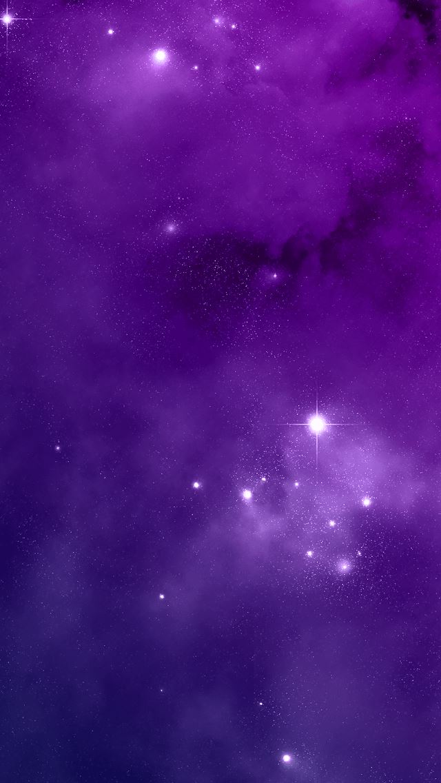 640x1136 Purple Night Sky -  iPhone Wallpaper