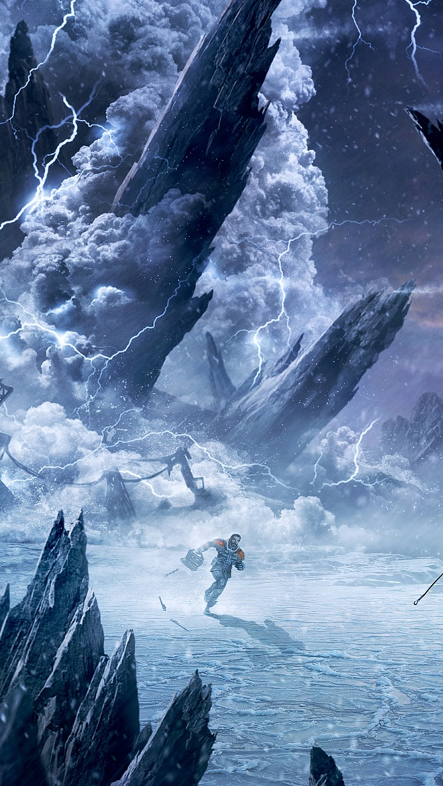 Lost Planet 3 iPhone wallpaper 