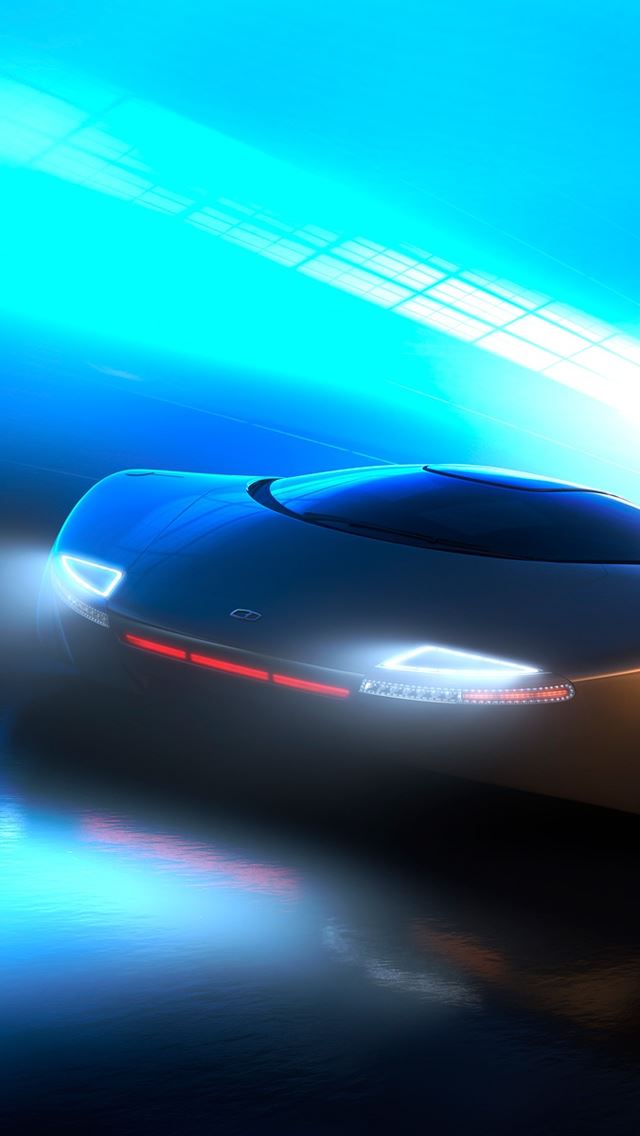 640x1136 Concept Car Speed - road iPhone Wallpaper