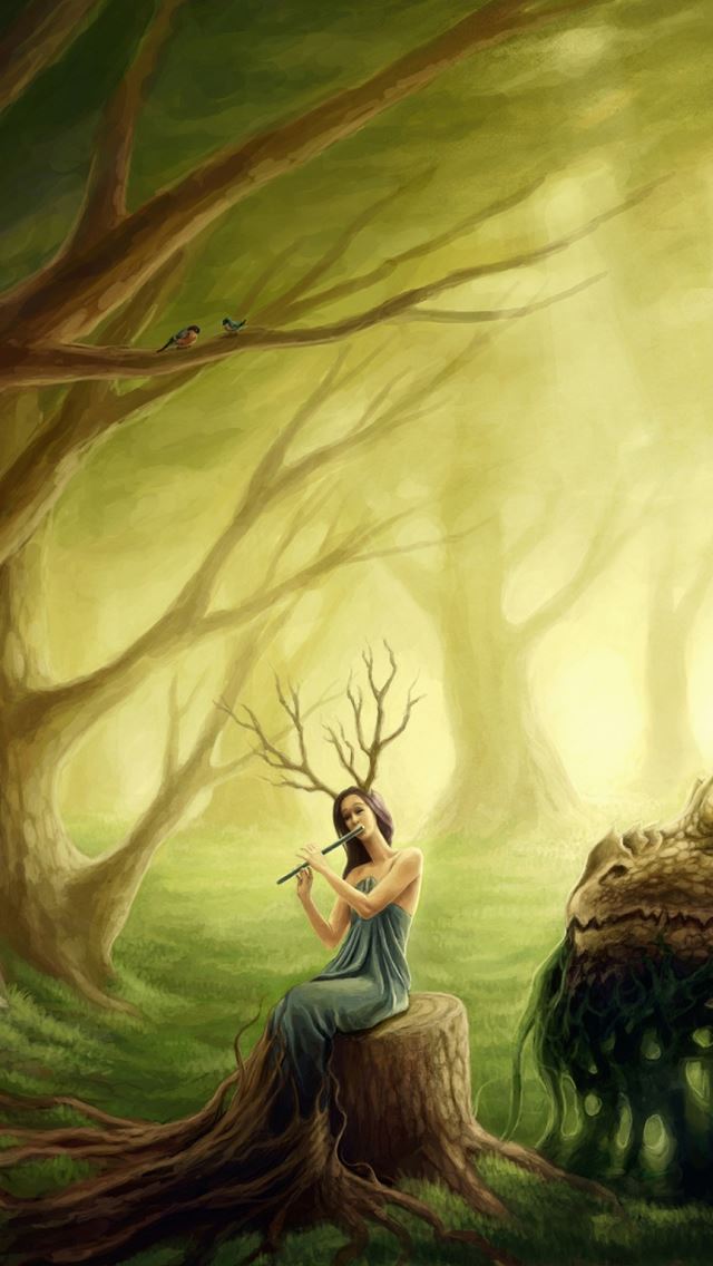 640x1136 Forest Creatures - monster iPhone Wallpaper