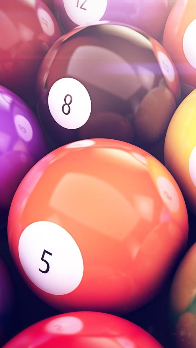 640x1136 Billiards Balls Macro - billiards iPhone Wallpaper