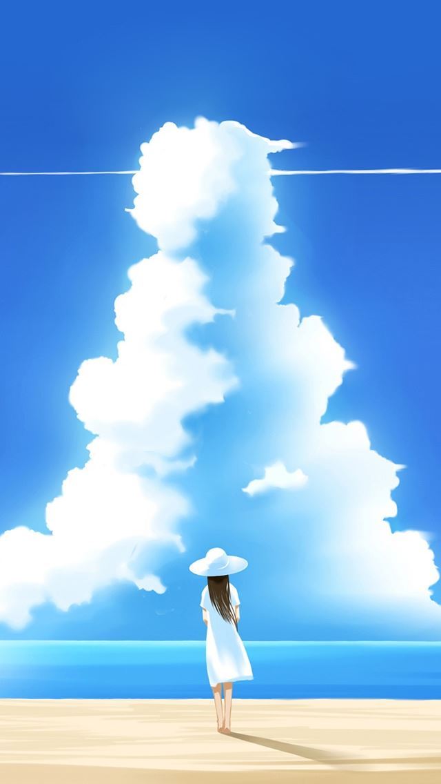 1284x2778 Beautiful Summer Day Illustration - beautiful iPhone Wallpaper