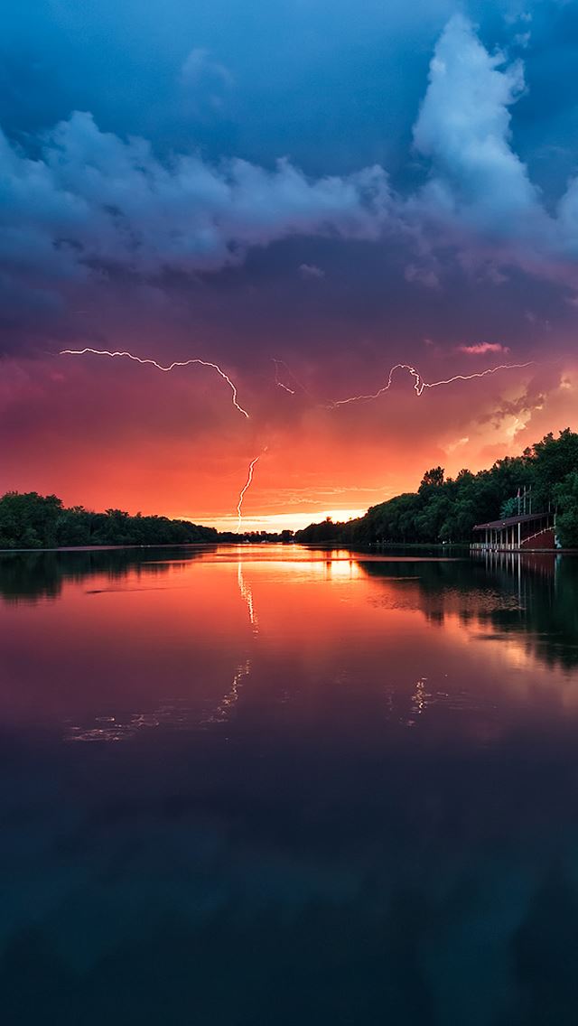 640x1136 Sunset Landscapes -  iPhone Wallpaper