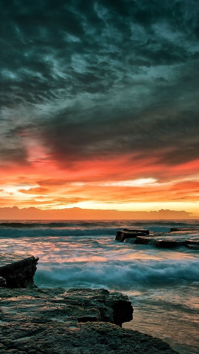 640x1136 Multicolor Shore -  iPhone Wallpaper