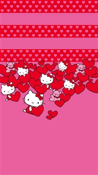 HD wallpaper hello kitty colorful figure large group of objects red   Wallpaper Flare