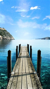 Road to Lake wallpaper