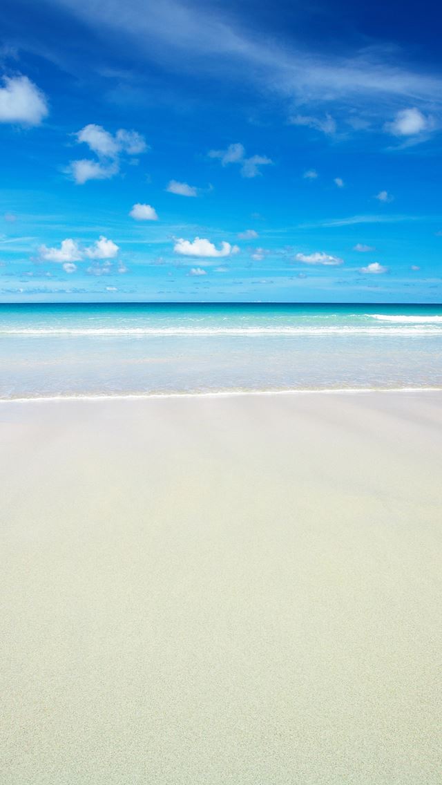 640x1136 Paradise Island - seashore iPhone Wallpaper
