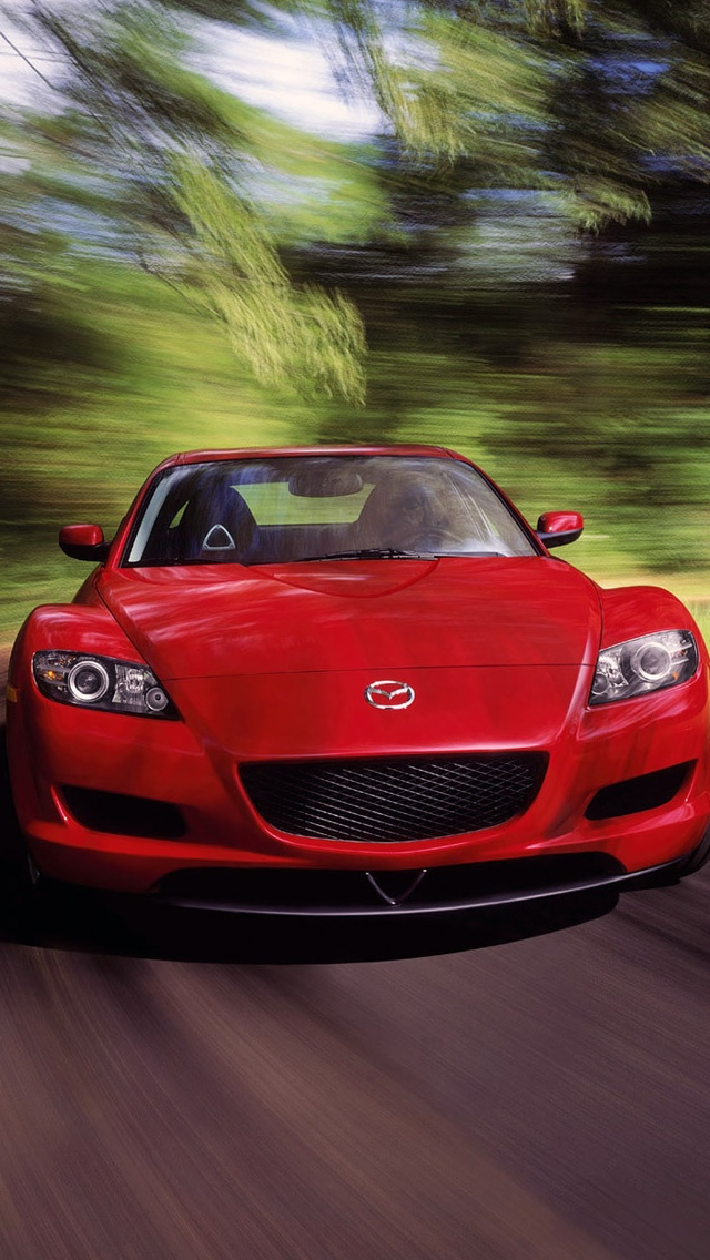 Mazda Rx 8 Front Angle Iphone Wallpapers Free Download