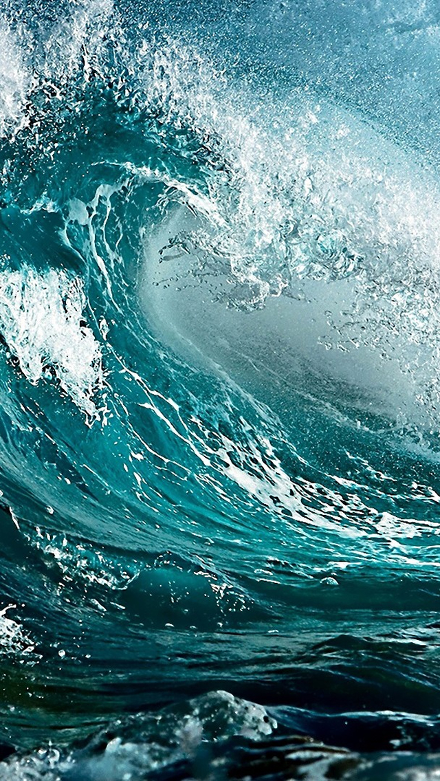 Ocean Waves iPhone wallpaper 
