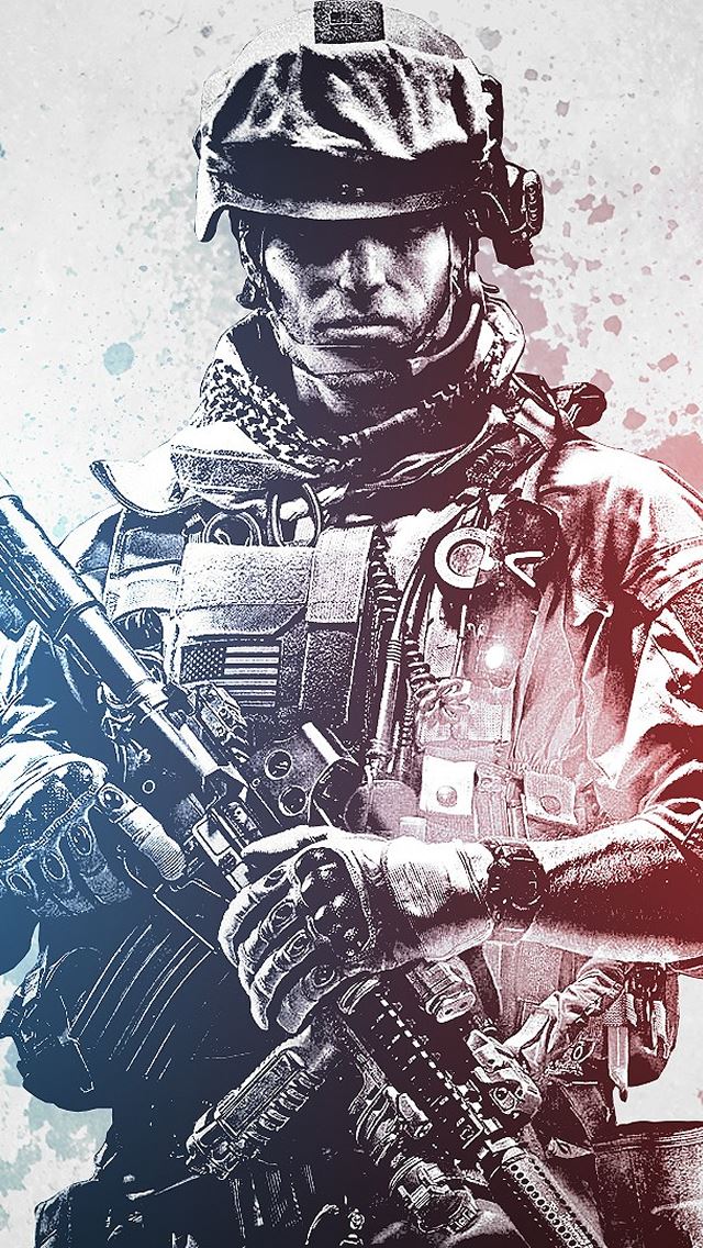640x1136 Battlefield 3 Soldier - war iPhone Wallpaper
