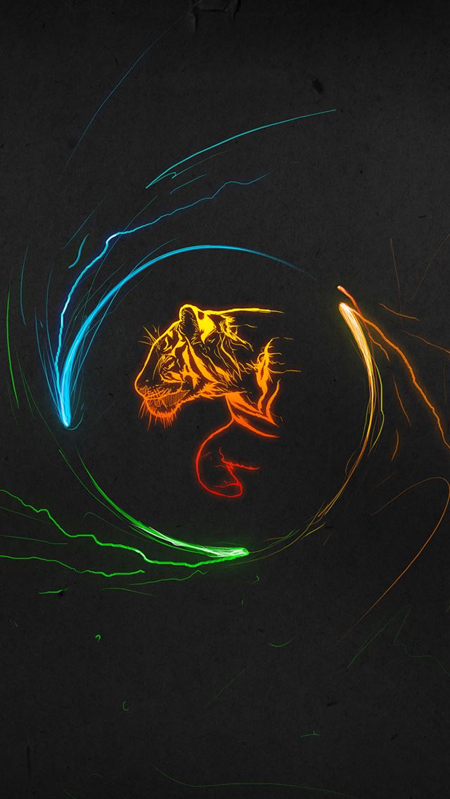 640x1136 Multicolor Tigers - multicolor iPhone Wallpaper