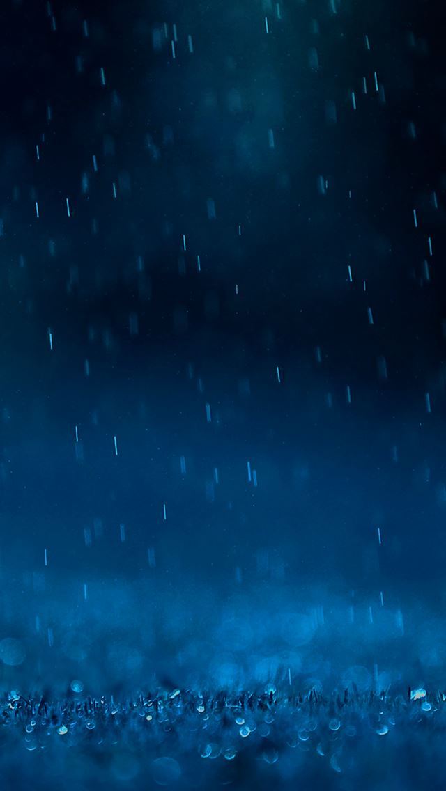 1284x2778 Blue Rain - rain iPhone Wallpaper