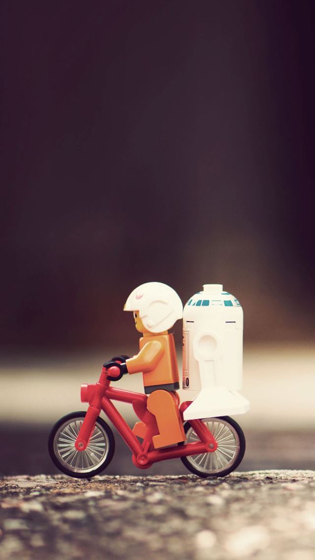 640x1136 Star Wars Lego Darth Vader R2D2 -  iPhone Wallpaper