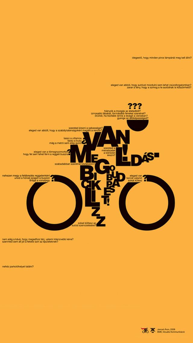 640x1136 Bicycle publicity -  iPhone Wallpaper