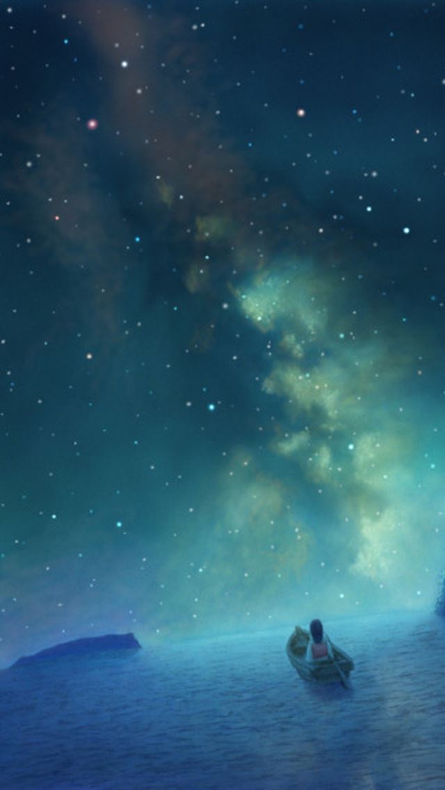 640x1136 Dream girl - sea iPhone Wallpaper
